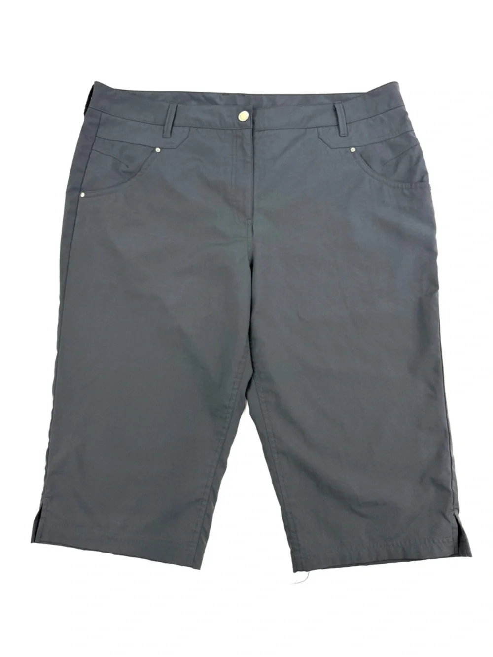 Nivo by Lanctot Women’s Golf Athletic Bermuda Shorts in Gray